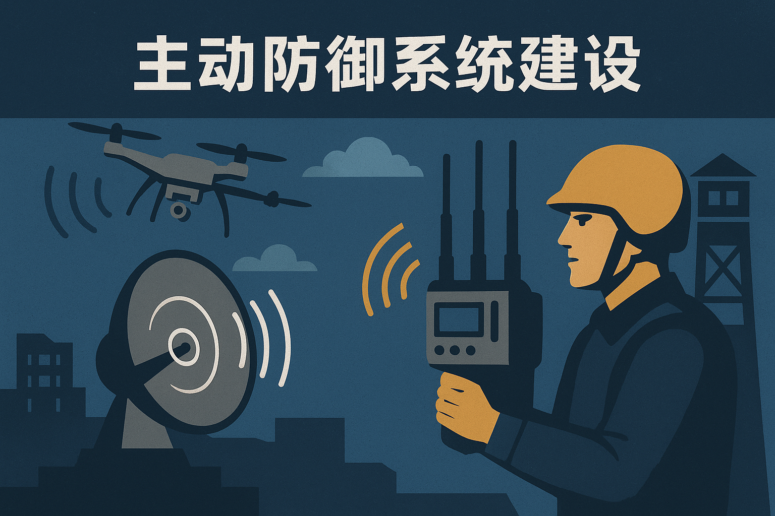无人机主动防御系统图 无人机主动防御系统图